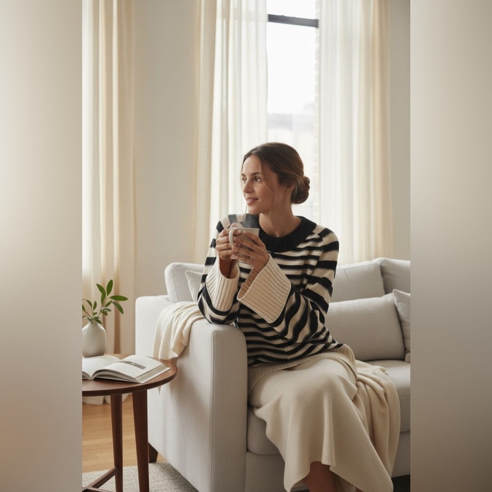 Anthropologie Maeve The Chandler Crew-Neck Relaxed Pullover Sweater - Picture 9 of 9